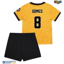 Otroški Nogometni dresi Wolves Joao Gomes #8 Domači 2025-26 Kratek Rokav (+ Kratke hlače)